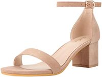 ZriEy Chunky Heels for Women Strapp