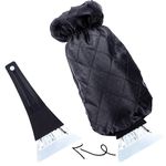 Ice Scraper With Glove, Windscreen Ice Scraper, Car Ice Scraper, Windshield Window Auto Winter Tool, Snow Remover Waterproof, Plastic Ice Scraper Snow Scraper With Non Slip Handle, No Scratches