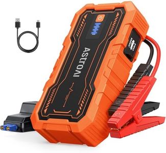 AstroAI S8 Pro Car Jump Starter Power Bank, 3000A Portable Car Battery Jump Starter for 12V Vehicles Up to 9.0L Petrol & 7.0L Diesel Engines (Orange)