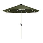 Classic Accessories Montlake FadeSafe 9-Foot Round Aluminum Patio Umbrella, Heather Fern