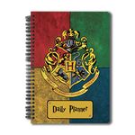 MC SID RAZZ - Harry Potter House Crest Daily Planner & Journal - Organiser Diary To Manage Your Task To Do List, Meetings, Calls & Wellness health tracker - Officially Licensed By Warner Bros, USA A5