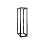 Tripp Lite SmartRack (52U) Heavy Duty 4-Post Open Frame Rack (Black) for Secure Network Rack Equipment