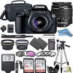 Canon EOS Rebel T100 / 4000D DSLR Camera Bundle + 2pc SanDisk Memory Cards + Accessory Kit (18-55MM + 64GB)