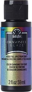 PLAID ENTERPRISES, INC. Full Spectrum Dragonfly Glaze 2 oz FOLKART Color Shift Maiusc, Spettro Completo, 59 ml (Confezione da 1), 59 unità