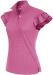 JACK SMITH Womens V Neck Golf Polo 