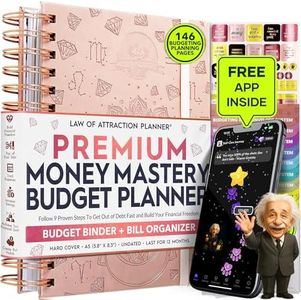 Budget Planner and Monthly Bill Organizer + Cash Envelope Buget Sytem | Finance Planner, Bill Payment Tracker & Money Saving with Productivity App | Money Mindset for Attracting Financial Abundance