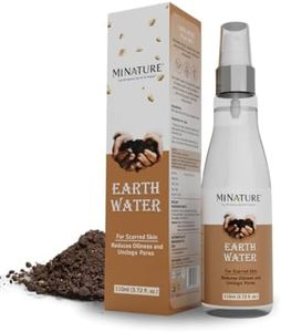 Mi nature Earth Water | Baked Earth (Mitti)| Pure & Natural Toner | Facial Mist | Cruelty Free | Chemical Free | Made in India | 110ml (3.72 Fl. oz.)