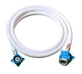 KHC Washing Machine Fully Automatic Inlet Hose Pipe with Tap Adaptor for (2 Meter Pcs 1)