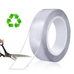 MEMX Double Sided Tape Heavy Duty, 5M Multipurpose Mounting Tape, Reusable Removable Washable Traceless Strong Gel Grip Adhesive for Mounting Carpet, Home, Office Decor.