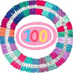 Embroidery Thread Mermaid Color Palettes - Friendship Bracelet String - 100 Floss Coded as Embroidery Thread Numbers - Cross Stitch, Craft - Best Bracelets String Set