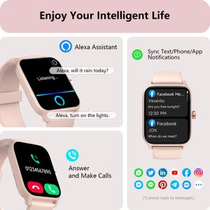 Women’s Smart Watch with Alexa, 1.8" HD Display