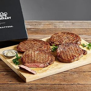 Premium Gift Boxed Ribeye Steaks - Wet Aged to Perfection plus Cooking Instructions - Steak Lover's Delight Includes 4 Steaks, 10 oz. each from Kansas City Steaks