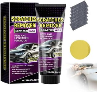 Car Scratch Remover Kit with Nano Cloth & Repair Paste, Paint Scuff Repair for Light Scratches, Swirl Marks and Surface Marks, Easy Car Paint Restorer for Most Paint Colors