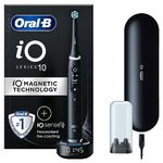 Oral-B iO10 Electric Toothbrush For Adults, 1 Handle, 1 Ultimate Clean Toothbrush Head, Charging Travel Case, 7 Modes, 2 Pin UK Plug, Cosmic Black, Oral B IO Toothbrush