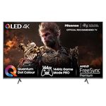 Hisense 75 Inch 144Hz QLED Gaming TV 75E7KQTUK PRO - 144Hz VRR, HDMI 2.1, Freesync Premium, Quantum Dot Colour, VIDAA U7, and Youtube, Freeview Play, Netflix and Disney+ (2023 Model)