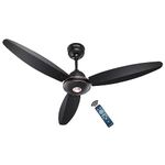 ACTIVA Gracia 1200 MM (28 Watts) BLDC Motor Fan With LED Light |Remote| 3 Blade Energy Saving Ceiling Fan With 4 Year Warranty (Dark Brown)