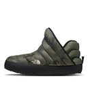 THE NORTH FACE Men's Thermoball Traction Bootie, Thyme Brushwood Camo Print/TNF Black, 10