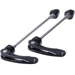 wilefive Bike Skewers Ultralight Quick Release Skewers for MTB Front & Rear, Black