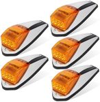 Partsam 31LED Amber Cab Marker Light Waterproof Top Roof Running Cab Lights Compatible with Peterbilt/Kenworth/Freightliner//Western Star/Mack/International/Paccar Trailer Trucks