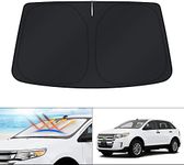 KUST Windshield Sun Shade for Ford Edge 2007-2014 Sunshade Window Sun Visor Protector Foldable Blocks UV Rays Keep Your Car Cooler