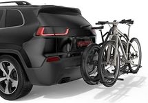 PacificCrest Bike Rack for Car & SUV - 2'' Hitch or Trucks/RV | 160lb Heavy-Duty Car Bike Rack, E-Bike & Fat Tire Ready (5'') | Foldable, Tilt-Away, Anti-Rattle Lock, No Extra Tools Needed