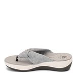 Clarks womens Arla Glison Slides, Grey Heathered, 8 US