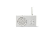 Lexon TYKHO 3 Wireless Bluetooth Speaker and FM Radio, Splashproof and Rechargeable - Mastic