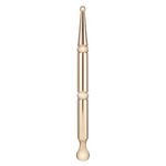 Healifty Manual Acupuncture Pen Reflexology Trigger Point Massage Tool for Facial Full Body Relaxing Massage Stimulation Acupressure Bar Brass