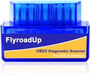 FlyroadUp OBD2 Scanner Bluetooth for iOS iPhone Android Car Diagnostic Tool Check Engine Light Code Reader