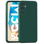 Amazon Brand- Solimo Basic Case for Samsung Galaxy M35 5G (Silicone_Green)