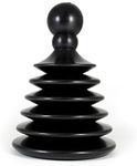 Master Plunger Mighty Tiny Plunger Designed for Bathroom/Kitchen Sinks, Perfect for RV’s. Unclogs Fast & Easy (Patent Pending), Black