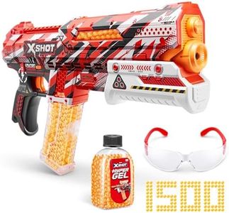 XSHOT Hyper Small Blaster, Semi and Fully Automatic Blaster & 1,500 Pellets, Ages 14 & Up by ZURU