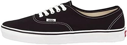 Vans Authentic Classic Shoes, Black Black White, US:9