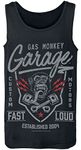 Gas Monkey Garage Fast'n Loud Men Tanktop Black XXL, 100% Cotton, Regular