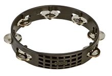 Latin Percussion LPA180 8 Inch Tambourine Black