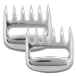 Stainless Steel Meat Claws, Bear Claws Meat Shredder Pulled Pork Shredder Claws for Shredding Handling & Carving Food from Grill Smoker Or Crock Pot, Essential for BBQ Pros