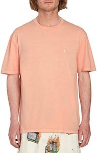 Volcom Solid Stone EMB SST Maglietta, Arancione, M Uomo