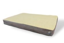 Os&Co Products UK Dog Bed Large Orthopaedic, Luxury Calming Dog Bed, Dog Mattress, Removable cover (XL Cover Only, Grey & Cream)