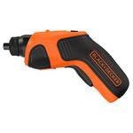 BLACK+DECKER CS3651LC-GB B/DCS3651LC 3.6V Li-Ion Screwdriver, 3.6 V, Black/Orange