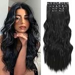 Clip In Hair Extensions Long Wavy H