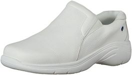 Nurse Mates Women's Dove Non-Slip Performance Shoe, White, 10 W US