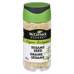 McCormick Gourmet (MCCO3), New Bottle, Premium Quality Natural Herbs & Spices, Organic Sesame Seeds, 45g