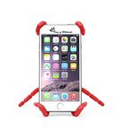 KingOfWholesale Bendable Spider Phone Holder - Universal Flexible and Fully Adjustable Grip Mount Dock Stand Cradle for any Car or Bicycle/Vent/GPS/Red By K.O.W