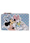 Minnie and Daisy Pastel Polka Dot Flap Wallet