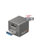 iOS MFi Apple Certified Qubii Pro128GB Photo Stick Flash Drive for iPhone 13/13 pro/12/12 pro/12,Memory Stick iPad External Photo Storage for MacBook/Laptops/PC Photo Stick