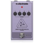 TC Electronic 3RD DIMENSION CHORUS Vintage Analog Chorus Pedal Recreation with 4-Button Effect Selection and BBD Circuitry