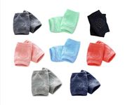 BabySafeHouse Knee Pads for Crawling Babies, Anti Slip Elbow & Knee Guard for Toddler/Infant Upto 2 Years Age-Soft Fabric & Comfortable-Set of 5 Pairs-