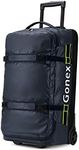 Gonex Rolling Duffle Bag with Wheels 70L 65cm Water Repellent Wheeled Travel Duffel Luggage with Rollers 25 inch,Navy Blue
