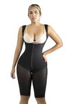 Lipo Express Stage 2 Colombian BBL Faja- Post Surgical Recovery Shapewear For Tummy Tucks Lipo360 or BBL Compression Garment 1681, Black, Medium