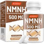 NAD Supplement Alternative, 500mg Per Serving, NAD Supplement to Boost NAD+ Levels (60 Count (Pack of 1))